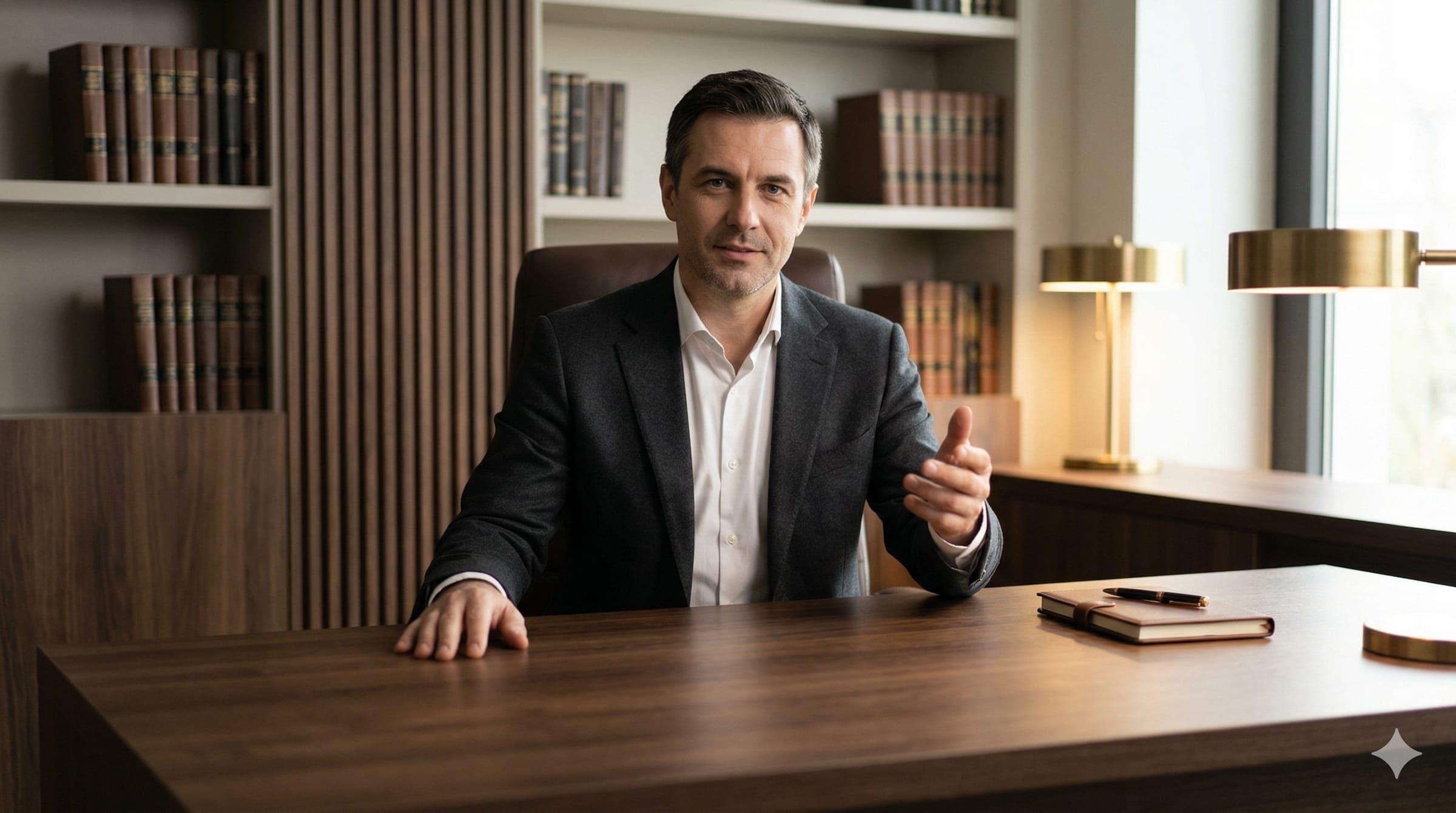 Executives maintaining eye contact during a video call